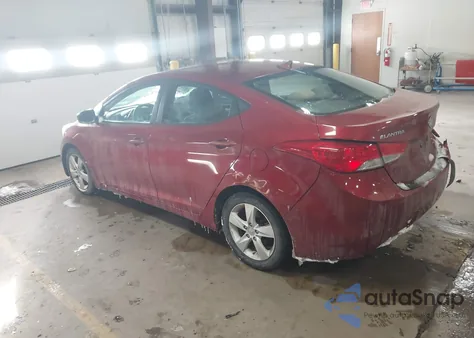 2013 Hyundai Elantra Gls из США, поврежденный, VIN 5NPDH4AE0DH454222